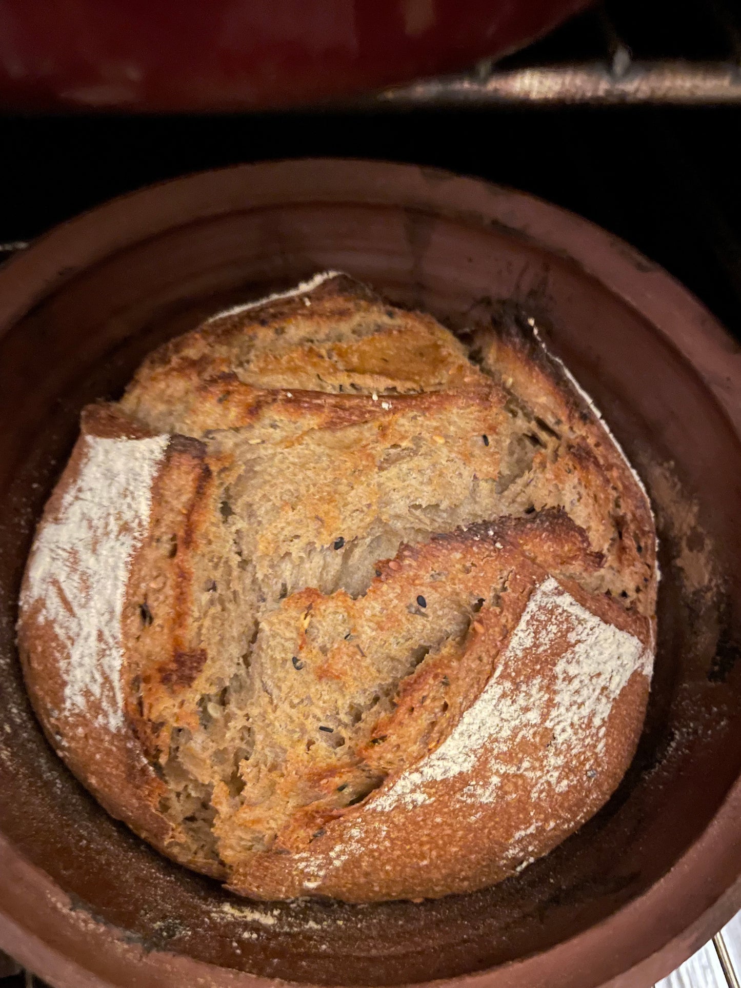 Einkorn Sesame Tarragon Sourdough Loaf 2lb